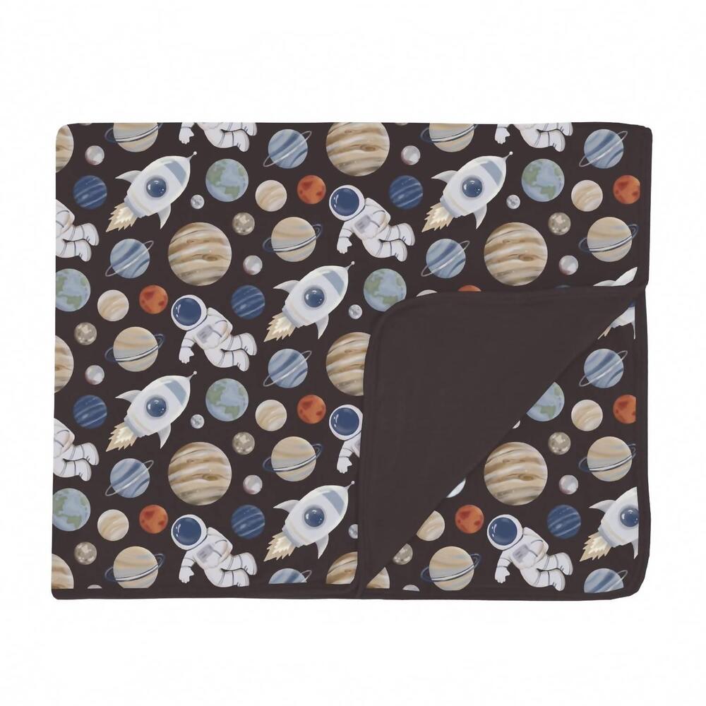 NEW KICKEE toddler' space dream blanket in midnight